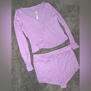 Victoria's Secret Light Purple Modal Pajama Set